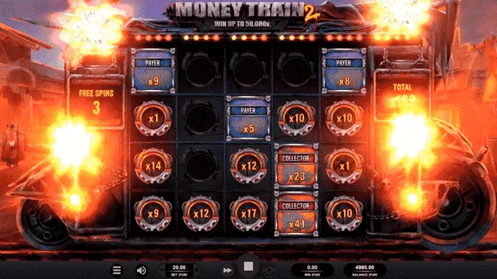 Money Train 2 mit Bonus-Symbole
